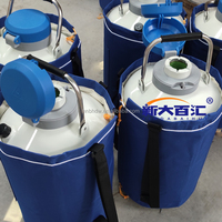 Flacon à azote, conteneur liquide 20,30, congélation du sperme pour chiens, bovins, chevaux, valve en alliage d'aluminium, Baihui, faible évaporation, stockage