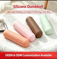 Haltères en silicone YYJS, mini barres de fitness antidérapantes et résistantes à la saleté, poids pour les mains pour l'entraînement à domicile, le Pilates et le renforcement des bras