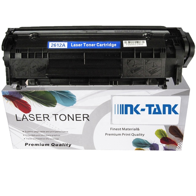INK-TANK Q2612A 2612A 2612 12A High Quality Cartouche Toner Cartridge Compatible for HP85A for HP Laser Printer