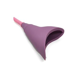 Nữ đi tiểu thiết bị tái sử dụng Silicone xách tay nơi để tiểu phụ nữ foolproof PEE Phễu cho phép phụ nữ để đi tiểu đứng lên - Product Image 6