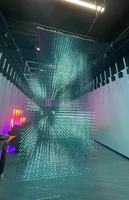 Système d'éclairage de scène professionnel pour DJ avec écran volumétrique 3D LED Matrix Light, contrôle DMX, effets interactifs