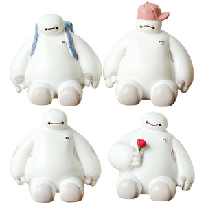 Baymax Figurine Resin Miniature Cartoon Decor Handmade Home Desktop Ornament - Product Image 5