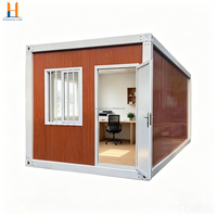 Bureau conteneur à assemblage rapide, cabine mobile modulaire et bureau de chantier préfabriqué pour espace de travail temporaire