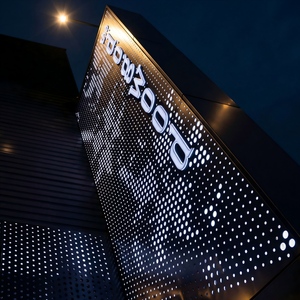 <span class=keywords><strong>Pannelli</strong></span> Acustici in Metallo Artistico Moderno Certificati CE, Pannello in Alluminio Perforato con Illuminazione <span class=keywords><strong>LED</strong></span> per Soffitti di Hotel - Product Image 2