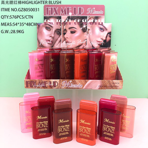 Nhà máy bán buôn ba chiều Blush kem cho tự nhiên làm nổi bật khuôn mặt, làm sáng và đường viền. Thoa kem má hồng - Product Image 5