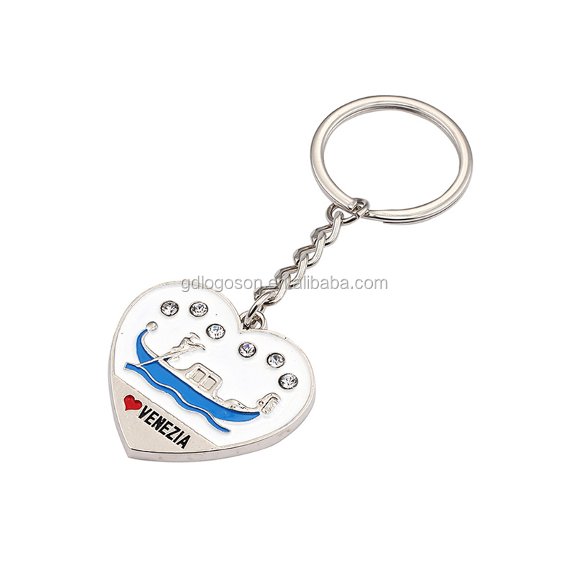 Biomar Labs® Edelstahl Schlüsselanhänger Mit Italien Flagge - Metall Keyring Als Persönliches Geschenk