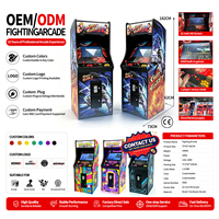 Bornes d'arcade de combat avec écran HD 22 pouces, 2 joueurs, multi-jeux, à monnayeur, joystick, style rétro classique, vente en gros, direct usine, personnalisable
