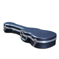 Casing cangkang keras akustik Inique pegangan plastik casing gitar Bass elektrik