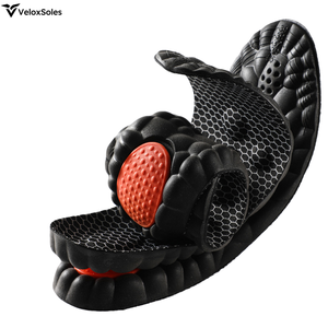 Semelles orthopédiques de sport à absorption des chocs, mousse à mémoire de forme EVA PU, soutien de la voûte plantaire en silicone, massage, anti-odeur, respirantes - Product Image 4