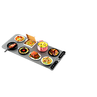 Vente en gros de plaque chauffante électrique pliable portable pour aliments, plateau chauffant pour aliments, tapis chauffant en silicone, moule à pâtisserie