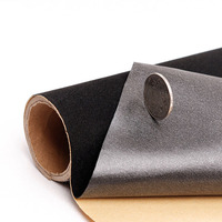 Tissu auto-adhésif en velours suédé à forte adhérence 97 g/m² pour carnet, étui de téléphone, revêtement de comptoir, boîte à bijoux, couverture de carnet