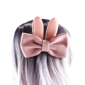 Pinza de Pelo Grande con Lazo de Tela para Niñas, Accesorios de Moda Dulces para Fiestas - Product Image 1