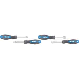 FERVI - CB02/04P Hollow <b>nut</b> <b>driver</b> <b>set</b> with plastic handle (4 pcs.) - EAN 8012667289751 SOCKETS WITH HANDLE - Product Image 2