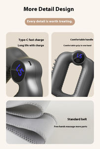 Nuova versione aggiornata anello di massaggio con punti di massaggio vibrazione pressione di rilascio ricaricabile relax - Product Image 4