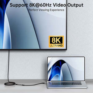 Câble Thunderbolt 5 de haute qualité 80 Gbps, USB C coudé à 90 degrés, 16K 60 Hz, 4K 240 Hz, vidéo Type C, 5A 240W, chargeur rapide pour smartphone - Product Image 4