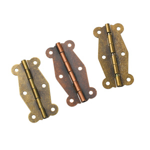 Antique Style H Type Furniture Hinge Iron Plated Surface Mount For Wooden <b>Boxes</b> And Wine <b>Boxes</b> 90 Degree 180 Degree Hinges - Product Image 5