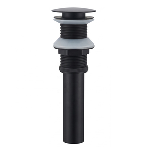 Desagüe de Lavabo Moderno Cromado de Acero Inoxidable para Baño, Cocina, <span class=keywords><strong>Bañera</strong></span>, Tipo Click Clack con Ranura G 1-1/4 - Product Image 1