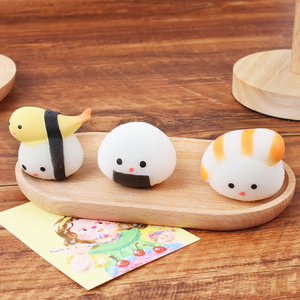 Jouet créatif en forme de sushi japonais en TPR, jouet de collation unisexe en EVA, simulation de décompression Kneyaku CN;ZHE - Product Image 4