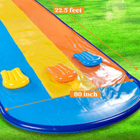 Tapis de surf gonflable en PVC en forme de requin pour trois enfants, jouet aquatique d'extérieur, capacité 3L, FY FY-01, outils et accessoires de piscine