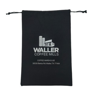 Pochette à <span class=keywords><strong>café</strong></span> en coton noir avec cordon de serrage, design personnalisé, sac cadeau pour marque de <span class=keywords><strong>café</strong></span>, sac anti-poussière pour ustensiles à <span class=keywords><strong>café</strong></span> - Product Image 2