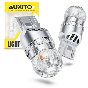 Bombillas LED AUXITO 7440 7443 para Direccionales, 12V, Color Ámbar Amarillo, Compatibles con Canbus, Alta Potencia, Repuesto para Uso Automotriz - Product Image 2