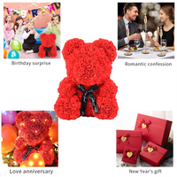 2025 nouveau Design mousse artificielle Rose fleur ours pour noël Graduation Halloween Pâques pour la saint-valentin savon Roses
