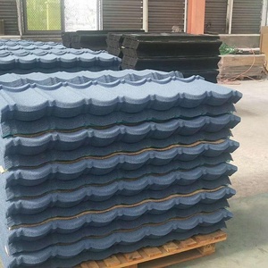 Tuiles de toiture en acier revêtu de pierre Temples résistants à la chaleur Asphalte Terre cuite Céramique <span class=keywords><strong>Bambou</strong></span> Argile Résine synthétique Fibre de verre PVC - Product Image 1