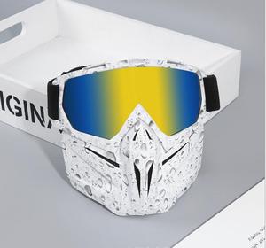 Nuovi Occhiali Protettivi Rimovibili ZoomLon per Moto, Maschera Integrale Tattica Antivento con Lenti Colorate - Product Image 4
