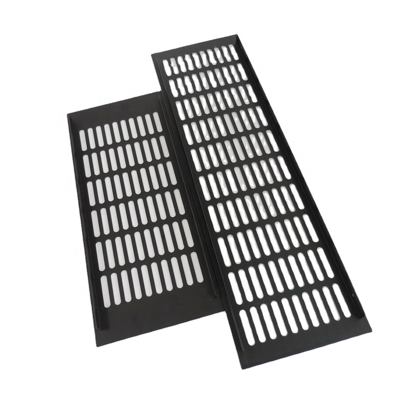 Сделанный на заказ пластиковый гриль для кондиционера odm oem решетка для переменного тока Черная решетка для вентиляционного отверстия из пластика