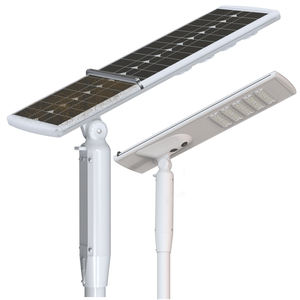 Farolas Solares LED Todo en Uno de 60W de Alta Eficiencia con Paneles Solares Mono-Si Dobles, Batería LiFePO4, Seguimiento Solar, IP65 para Carreteras - Product Image 3