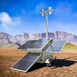 <span class=keywords><strong>Vente</strong></span> directe d'usine, éclairage solaire LED mobile blanc pour jardin, secours d'urgence, chantier de construction - Product Image 4