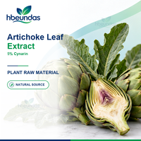 Extrait de feuille d'artichaut en poudre HBEUNDAS 5% Cynarine Qualité Alimentaire Ingrédient d'extrait végétal OEM Marque Privée Vente en Gros