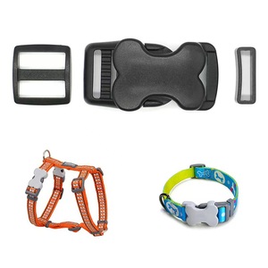 Boucle mousqueton profilée en plastique robuste en forme d'os de 10mm pour ceinture de sécurité remplaçant les colliers de chien - Product Image 5