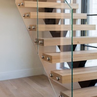 2025 nouveaux escaliers intérieurs modernes en métal personnalisés conception d'escalier droit Mono Stringer