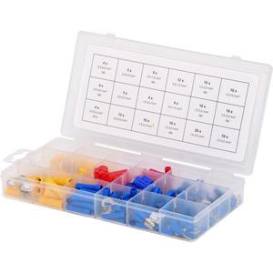 KS TOOLS-Surtido de conectores de crimpado 970,0290 (160 uds)-ELEMENTOS EAN 4042146510735 PARA FIJACIONES - Product Image 1