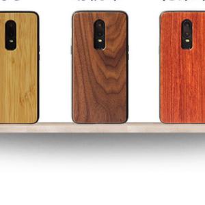 Oneplus điện thoại trường hợp bảo vệ bao gồm làm bằng <span class=keywords><strong>TPU</strong></span> + PC gỗ-như kết cấu điện thoại di động Trường hợp tre gỗ phong cách - Product Image 1