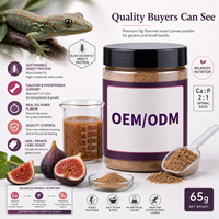 Papaya Fruit Smaak Insectenpuree Poeder voor Reptielen Gekko Kleine Hagedis Zachte Pasta Aangepaste Formule Rechtstreeks van de Fabriek Lage Minimum Bestelhoeveelheid