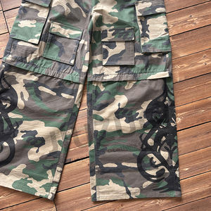 Shorts Cargo convertibile da uomo con tasche basse e MOQ rimovibili <span class=keywords><strong>pantaloni</strong></span> <span class=keywords><strong>mimetici</strong></span> - Product Image 2