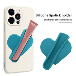 Nouveau support en silicone à coller sur la coque de téléphone, pour baume à lèvres, brillant à lèvres, autocollant de protection pour téléphone portable, support à rouge à lèvres - Product Image 3