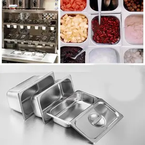 Gn Pan Promotion Kitchen Outdoor Stainless Steel Food Buffet Pans Supplies Storage GN Pan Food Containers Buffet Tray Food Warmer Plate