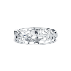 Crystal Star <b>Bracelet</b> 316L Stainless Steel PVD Gold Plated Sustainable Resistant Jewelry for Women - Product Image 2