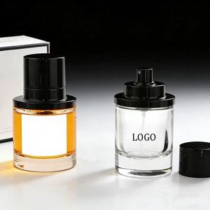 Premium Custom Low MOQ 50ml Cylinder Glass Perfume <b>Spray</b> <b>Bottles</b> Thick Base Fine Mist Refillable <b>Empty</b> for Beauty Brands - Product Image 2