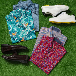 OEM imprimé luxe brodé 88% polyester 12% spandex pas cher logo personnalisé polo de golf premium t-shirts pour hommes - Product Image 2