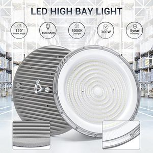 โคมไฟไฮเบย์อะลูมิเนียม DION UFO ฐาน Zhaga ใช้ได้กับ <span class=keywords><strong>Dialux</strong></span> มาตรฐาน IP65 90-140LM/W 5000K/4000K ควบคุมด้วยสวิตช์ ได้รับการรับรอง ETL SAA สำหรับใช้ในโรงงาน - Product Image 1