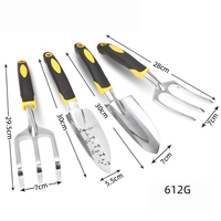 Ensemble d'outils de jardinage portables : truelle, cultivateur, râteau, pelle, désherbeur, mini-outils de jardinage pour la plantation en extérieur