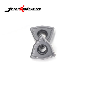 Herramienta de torneado JEEKVISEN WCMT080412-SF JA115P, inserto de carburo para taladro en U, para mecanizado en torno CNC - Product Image 1