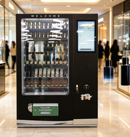 Distributeur automatique de parfums pour tester des échantillons de parfums attire les clients en déplacement