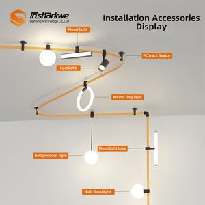 <span class=keywords><strong>C</strong></span>ó thể điều chỉnh hiện đại LED ánh sáng theo dõi với Dễ dàng <span class=keywords><strong>c</strong></span>ài đặt bị đình chỉ vành đai từ COB điểm hệ thống chiếu sáng nhôm đèn <span class=keywords><strong>c</strong></span>ơ thể - Product Image 6