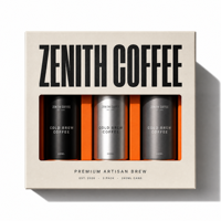 Boîte d'emballage de luxe personnalisée pour café liquide avec fenêtre, boîte cadeau rigide en carton pour 3 canettes de 240 ml, OEM ODM Vente en gros
