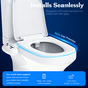 Zelfreinigend Mondstuk, Zoet Water Niet-Elektrische Bidet Bevestiging Voor Wc-Bril, Verstelbare Waterdruk, Achterste Was - Product Image 6